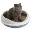 Figaro, kuweta dla kota, szara, plastik, 55x48.5x15.5cm