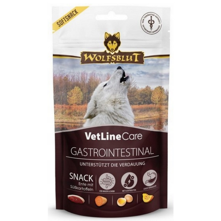 Wolfsblut Dog VetLine Snack Gastrointestinal - kaczka i bataty 100g