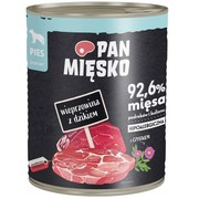 Pan Mięsko wieprzowina z dzikiem dla psa 800 g