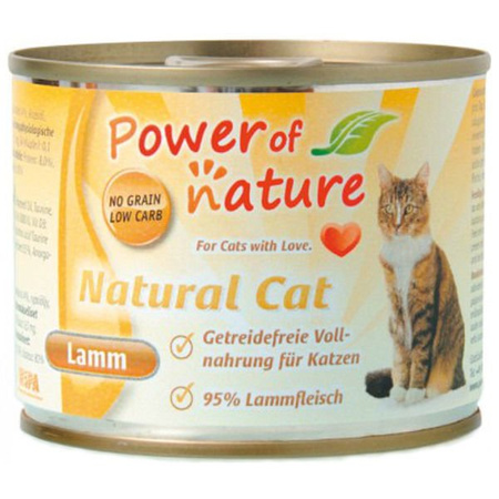 Power of nature jagnięcina dla kota 200g