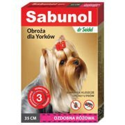 Dr. seidel - sabunol obroża przeciw kleszczom i pchłom dla yorków 35 cm