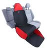 Kardiff Activ Mata samochodowa na przedni fotel czarno-czerwona
