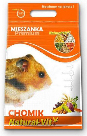 Natural-Vit Mieszanka dla chomików Premium 500g [838]