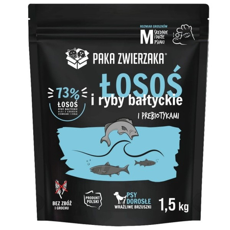 Paka Zwierzaka Seventh Heaven łosoś z rybami bałtyckimi dla psa 1,5 kg