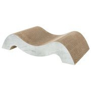 Drapak kartonowy XXL, szary, 64 × 14 × 37 cm