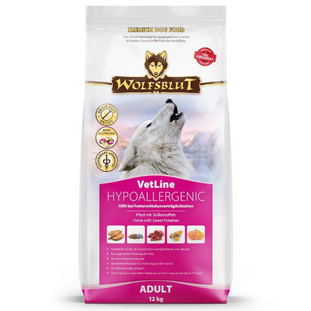 Wolfsblut Vetline Hypoallergenic konina 12 kg