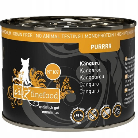 Catz Finefood Purrrr No. 107 kangur 200 g, 400 g, 800 g