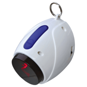 Wskaźnik laserowy, 11 cm, biało/niebieski