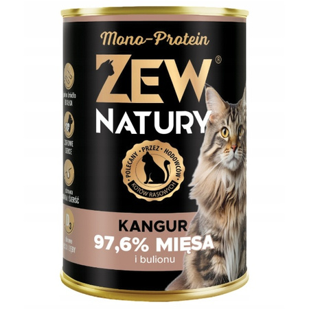 Zew Natury Mono-Protein kangur dla kota 400g