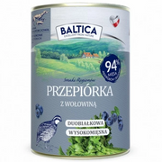 Baltica Smaki Regionów przepiórka z wołowiną, 400 g