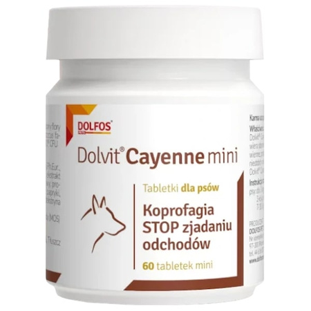 Dolvit cayenne mini dla psa 60 tabl.
