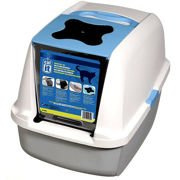 Kuweta zabudowana, niebieska, 43x57x50cm