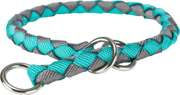 Cavo, obroża zaciskowa, dla psa, morski błękit/grafit, taśma parciana, S–M: 35–41 cm/o 12 mm