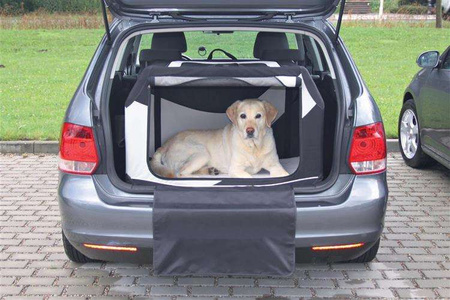 Box transportowy Vario 50, L: 99 × 65 × 71/61 cm, nylon, czarno-szary