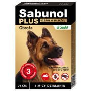 Dr. seidel - sabunol plus obroża przeciw kleszczom i pchłom dla psa 75 cm