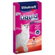 Vitakraft liquid snack pasta z wołowiną dla kota 6x15g