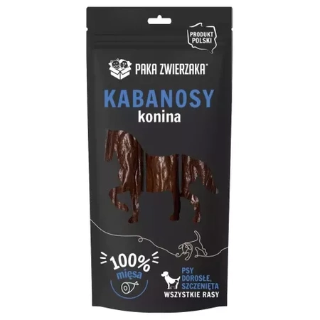 Paka Zwierzaka kabanosy z koniny dla psa 3 szt. 80 g