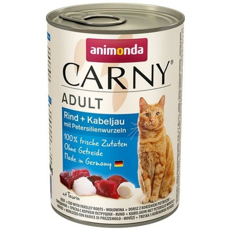 Animonda Carny Adult wołowina z dorszem i pietruszką 400 g