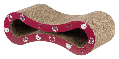 Drapak Mimi, 48 × 16 × 22 cm, ciemnoczerwony