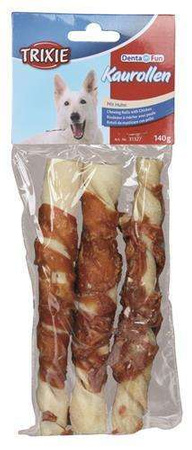 Pałeczki do żucia z kurczkiem 17cm  3szt/140g