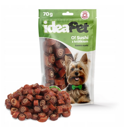 IDEAPET O! SUSHI Z KRÓLIKIEM 70G