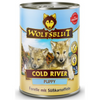 Wolfsblut Dog Puppy Cold River Pstrąg i bataty puszka 395 g