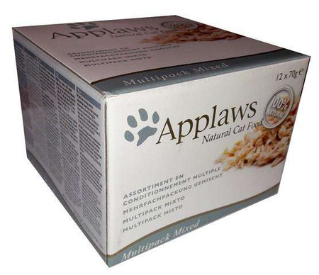Applaws puszki dla kota multipak mixed 12x70g