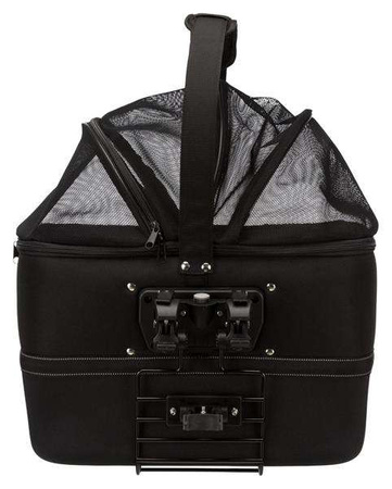 Kosz na rower, 41x47x39cm, czarny