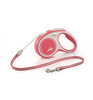 New Comfort, smycz automatyczna dla psa, czerwona, S, 5m, linka