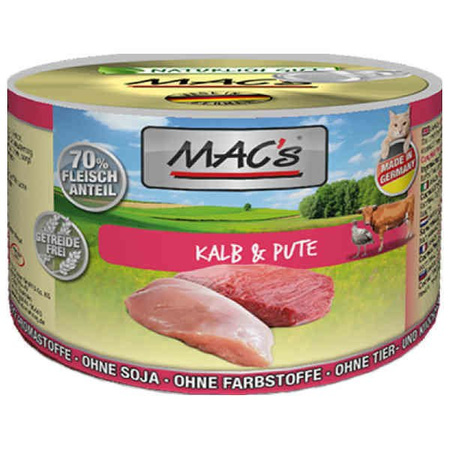 Mac's cielęcina, indyk 200g