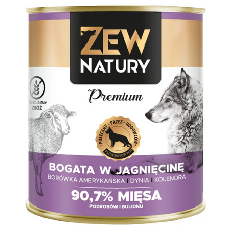 Zew Natury Premium bogata w jagnięcinę, 800 g