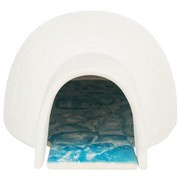 Igloo z płytką chłodzącą, dla myszy/chomików, białe, ceramiczne,13x9x15cm