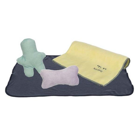 Trixie zestaw startowy junior dla szczeniaka kocyk, ręcznik, zabawki