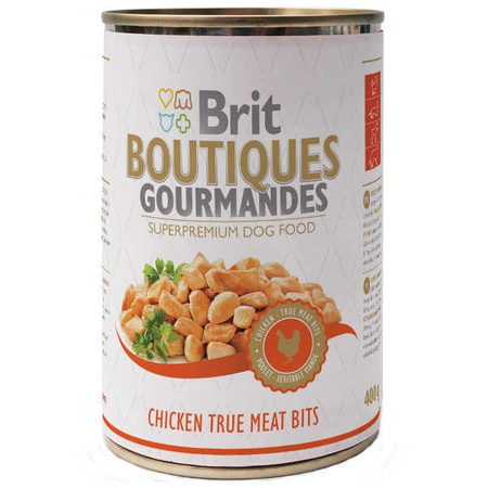Brit boutiques gourmandes chicken true meat bits 400g
