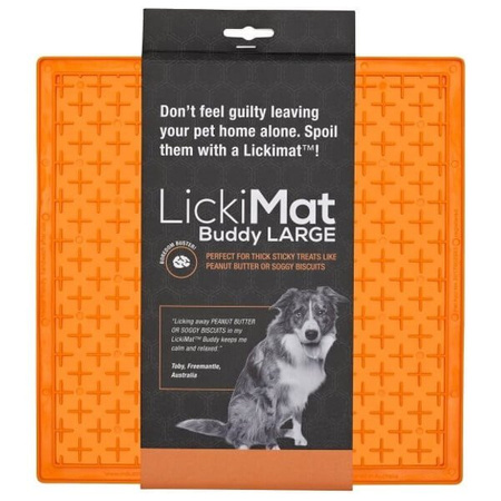 LickiMat Buddy Large mata do lizania dla psa, kota 28x28 cm