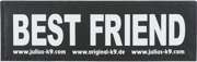 Naklejki na rzep Julius-K9, "BEST FRIEND'', S