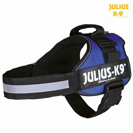 Szelki Julius-K9® Pure, Mini/M: 51–67 cm/22 mm, niebieskie