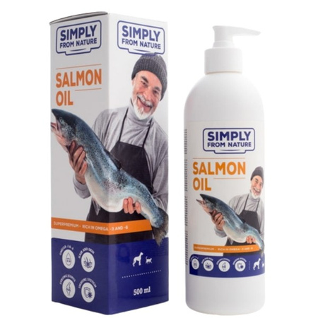 Simply from Nature olej z łososia dla psa i kota 250 ml