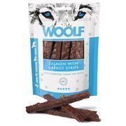Woolf salmon with carrot strips dla psa 100 g
