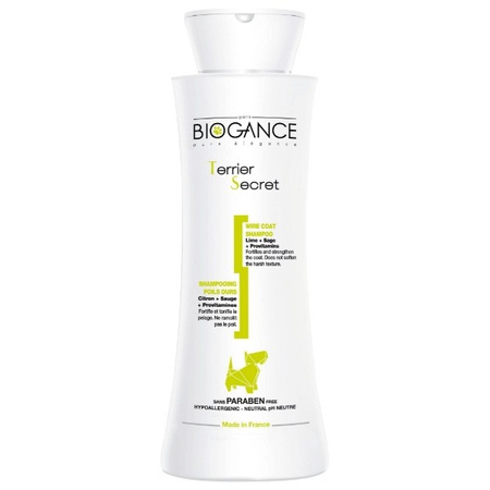 Biogance Terrier Secret szampon dla szorstkowłosych psów 250 ml