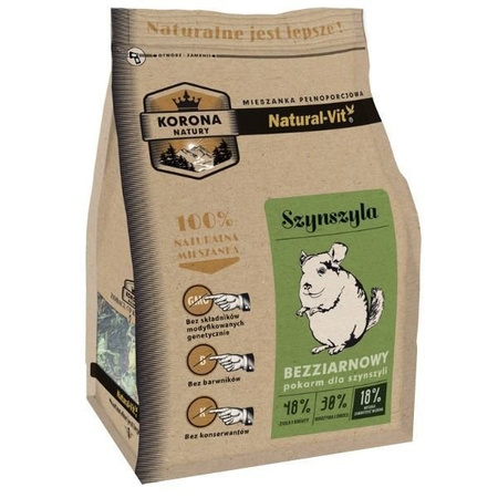 Natural-vit korona natury dla szynszyli 750 g