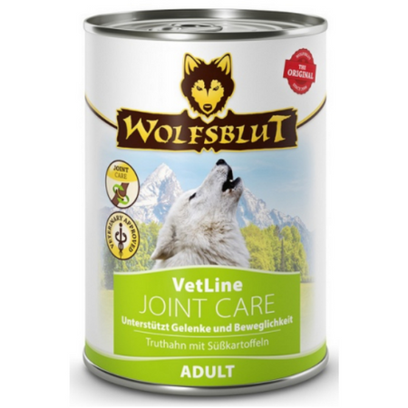 Wolfsblut Dog VetLine Joint Care - indyk i bataty puszka, 395g