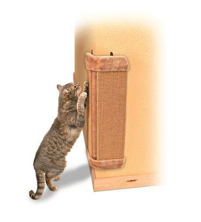 Drapak narożny, 32×60 cm, brązowy