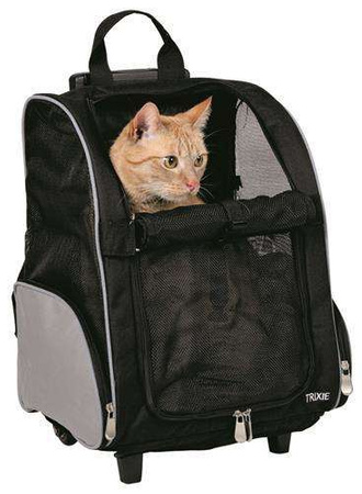 Torba 'Tbag' na psa, 32×45×25 cm, nylonowa, czarna