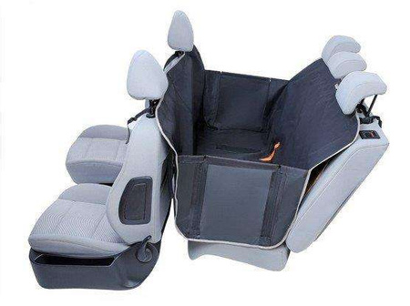 Kardiff Anti Slip mata samochodowa na tylne fotele z zamkiem i bokami L czarna