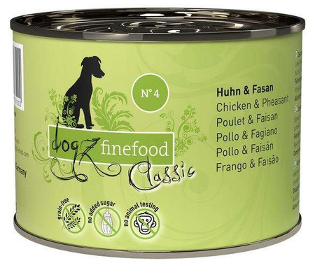 Dogz finefood n. 04 kurczak i bażant 200 g