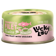Lucky Lou Extrafood Tuńczyk z warzywami w bulionie puszka 70g
