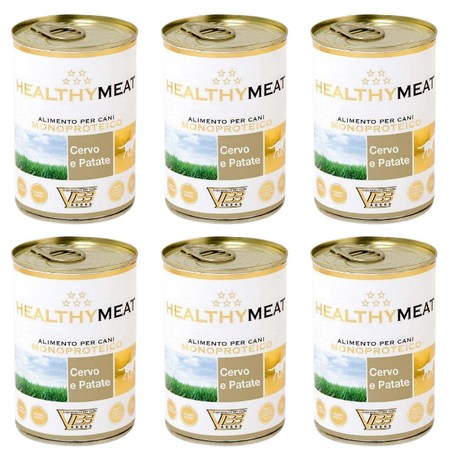 ZESTAW Healthy Meat Pies Mono Jeleń i ziemniak puszka 6 x 400g