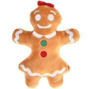 Barry King Xmas piszcząca Pani Pierniczek dla psa 16,5 x 19 cm