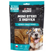 Przysmak dla psa Pan Mięsko Mini steki z indyka (dorosły) 80g